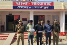 Ghazipur News लूट के मुकदमे संबन्धित तीन धराए