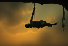 Suicide image with AI