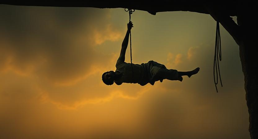 Suicide image with AI