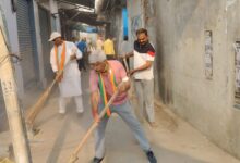 गाजीपुर में भाजपा कार्यकर्ताओं द्वारा चलाया गया स्वच्छता अभियान