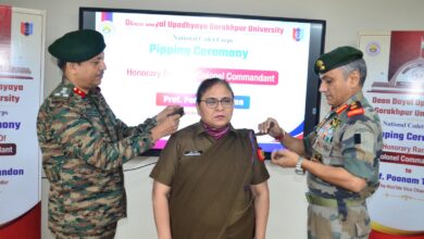 Nominee Patriarch Prof. Poonam Tandon conferred with the Honorary Degree of Colonel Commandant