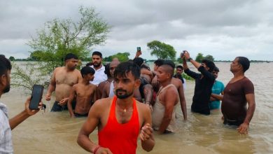गंगा की बाढ़ में युवक की मौत