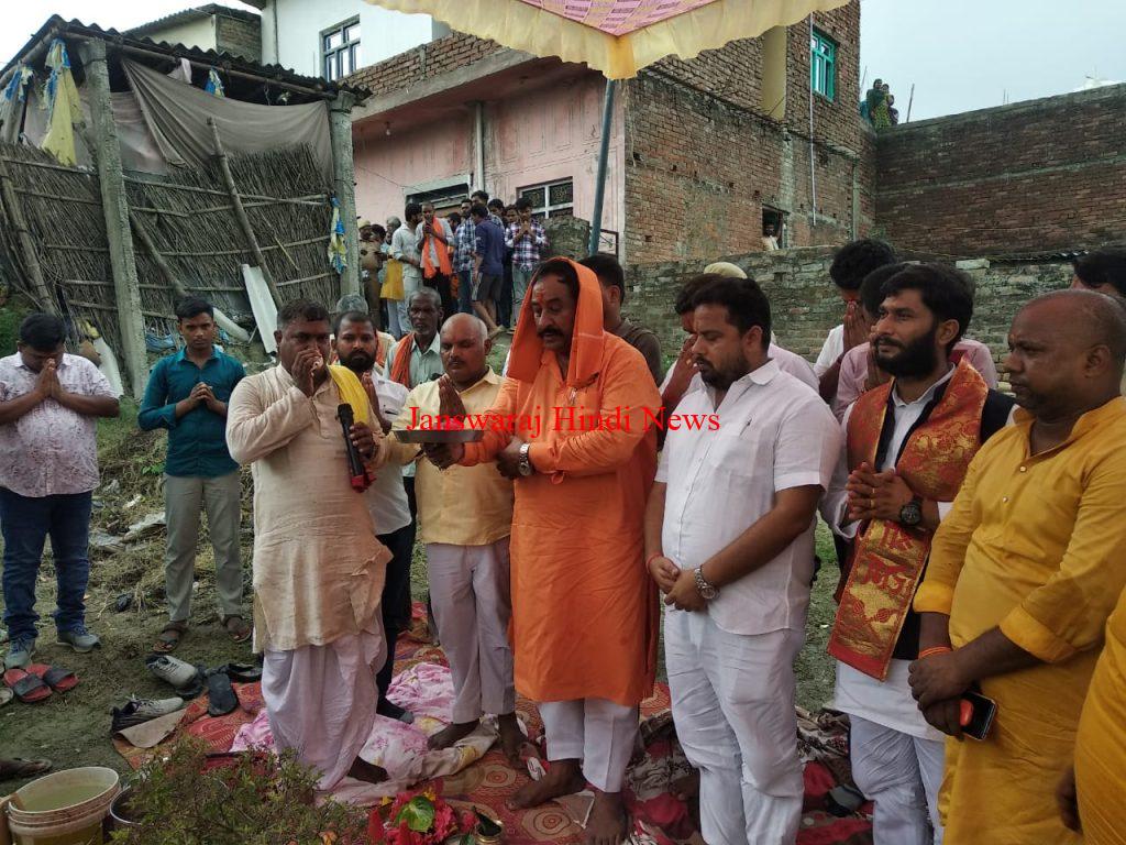 दुर्गा मंदिर भूमि पूजन