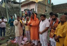 दुर्गा मंदिर भूमि पूजन