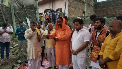 दुर्गा मंदिर भूमि पूजन