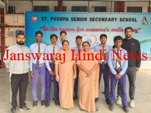 स्कूल असेंबली में भी हुआ सम्मान